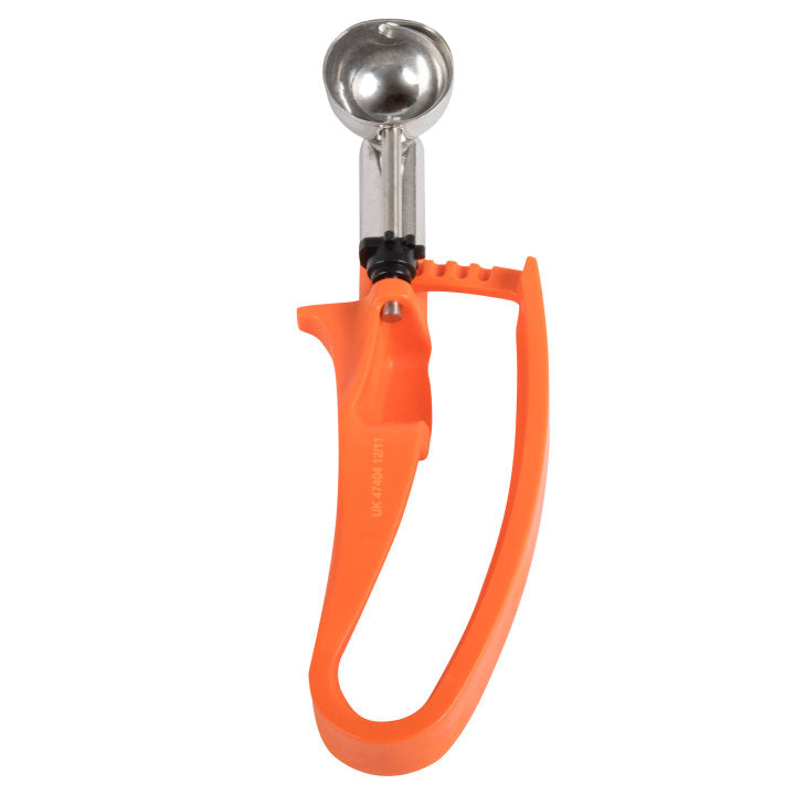 Vollrath 47404 Jacob's Pride Standard Length Disher with Orange Squeez