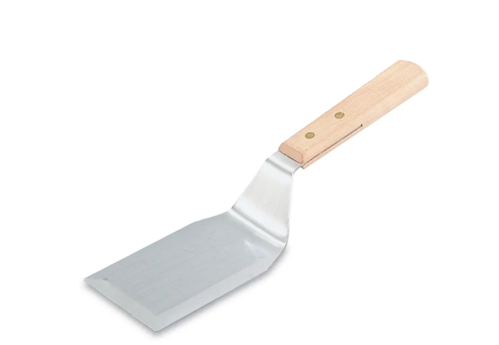 Vollrath 48080 7" Hamburger Turner - Wood Handle, Stainless - 12ea/Case