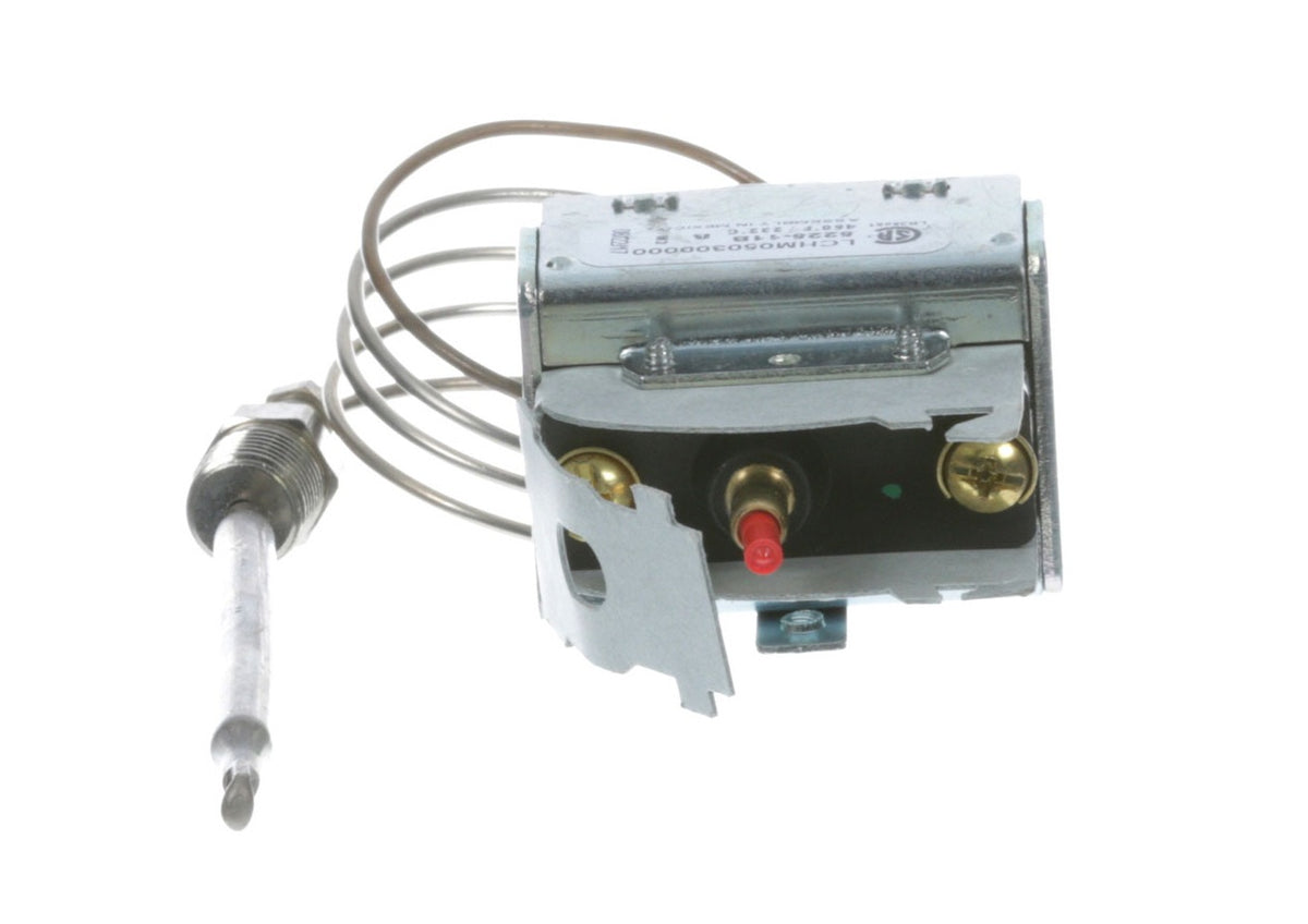 AllPoints 481006 Gas Fryer Hi-Limit Safety Thermostat with 30" Capillary and 450 Degrees Fahrenheit Temperature Range and Manual Reset