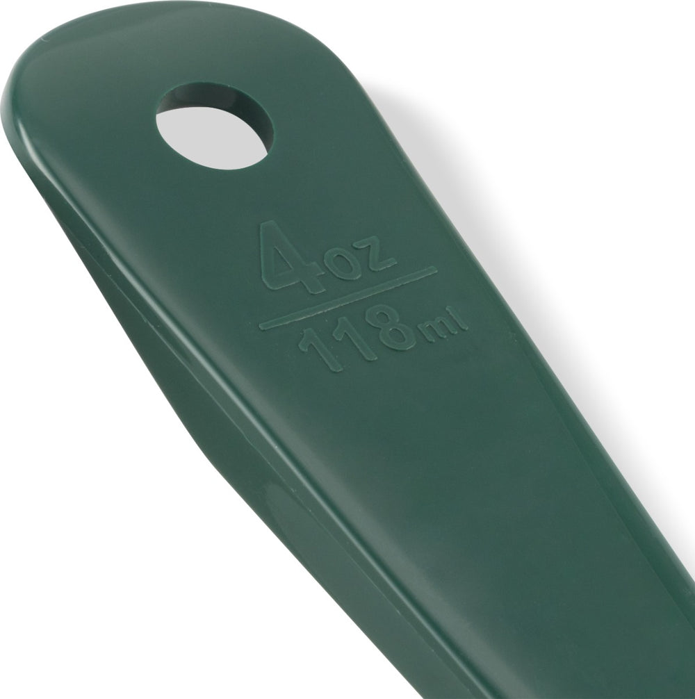 Carlisle 492908 Perforated Portion Spoon 4 oz. Plastic Green Handle , 12ea/cs