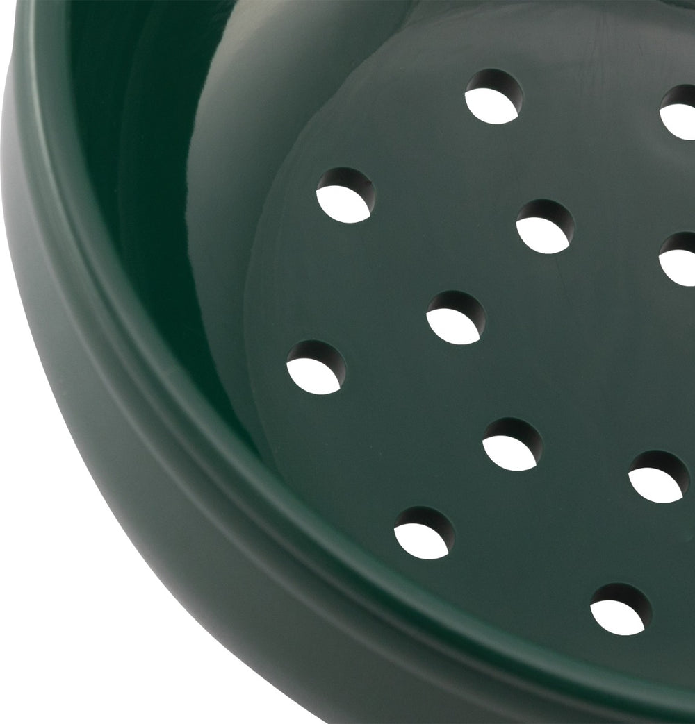 Carlisle 492908 Perforated Portion Spoon 4 oz. Plastic Green Handle , 12ea/cs