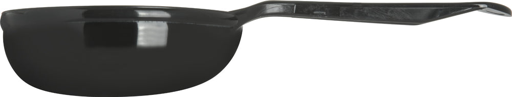 Carlisle 493003 Soild Portion Spoon 6 oz. Plastic Black Handle , 12ea/cs