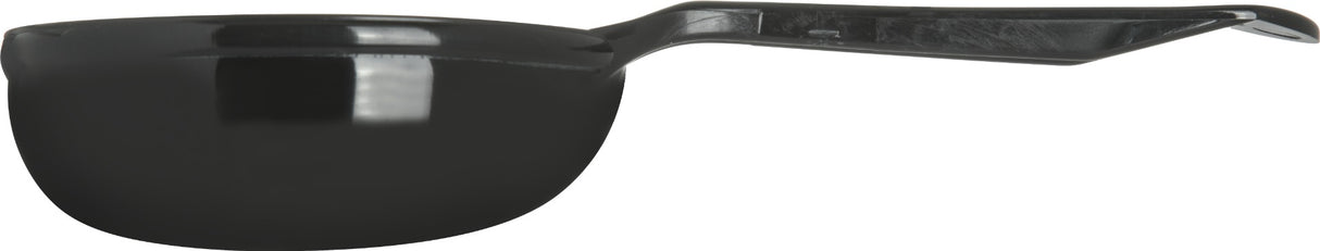 Carlisle 493003 Soild Portion Spoon 6 oz. Plastic Black Handle , 12ea/cs