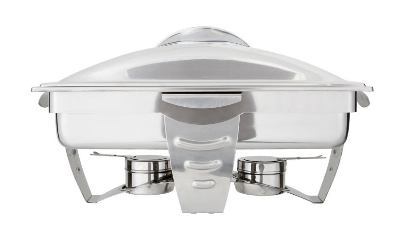 Vollrath 49520 Maximillian Steel Full Size Chafer with (2) Chafing Fuel Holders 9 qt.