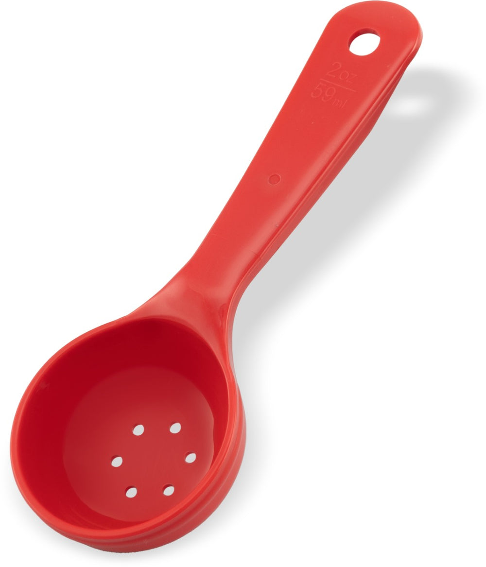 Carlisle 496205 Perforated Portion Server 2 oz. Plastic Red Handle , 12ea/cs