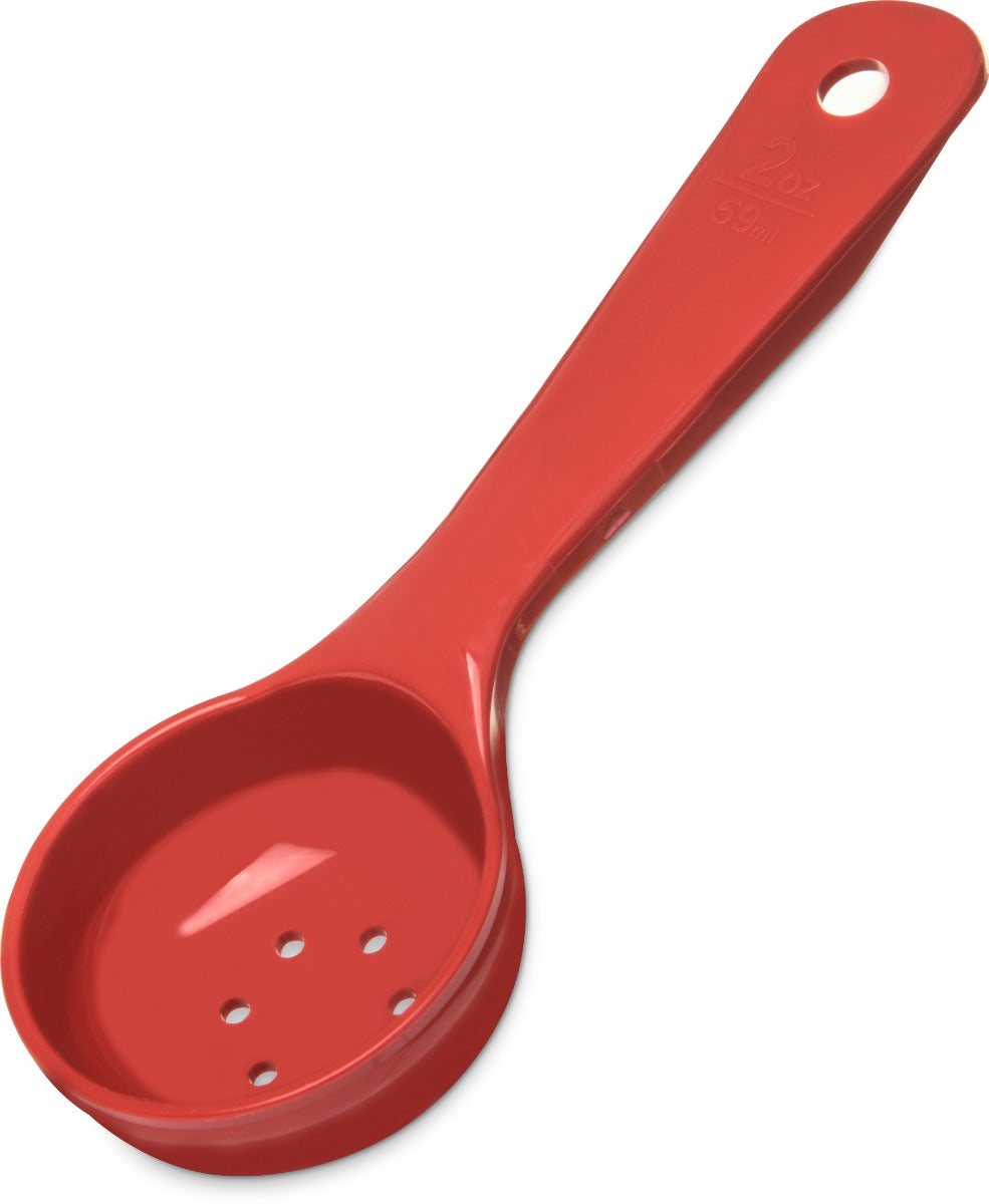 Carlisle 496205 Perforated Portion Server 2 oz. Plastic Red Handle , 12ea/cs