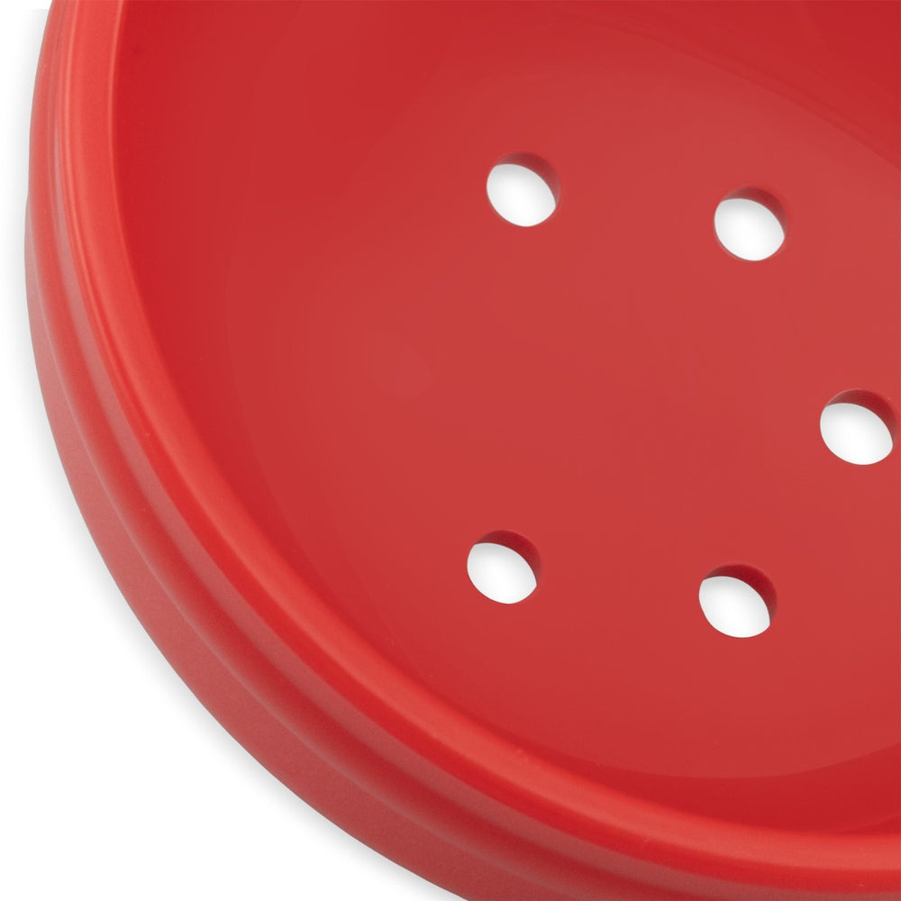 Carlisle 496205 Perforated Portion Server 2 oz. Plastic Red Handle , 12ea/cs