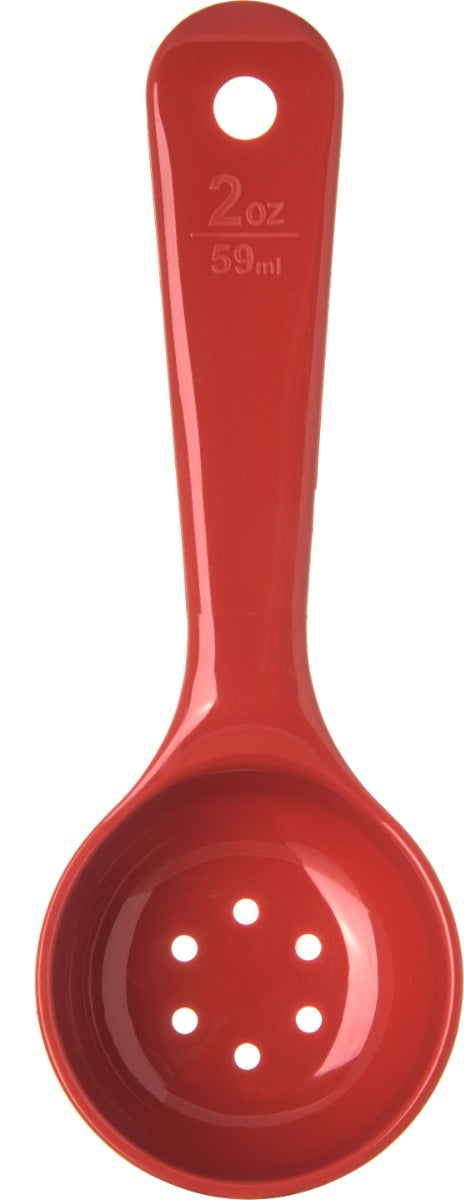 Carlisle 496205 Perforated Portion Server 2 oz. Plastic Red Handle , 12ea/cs