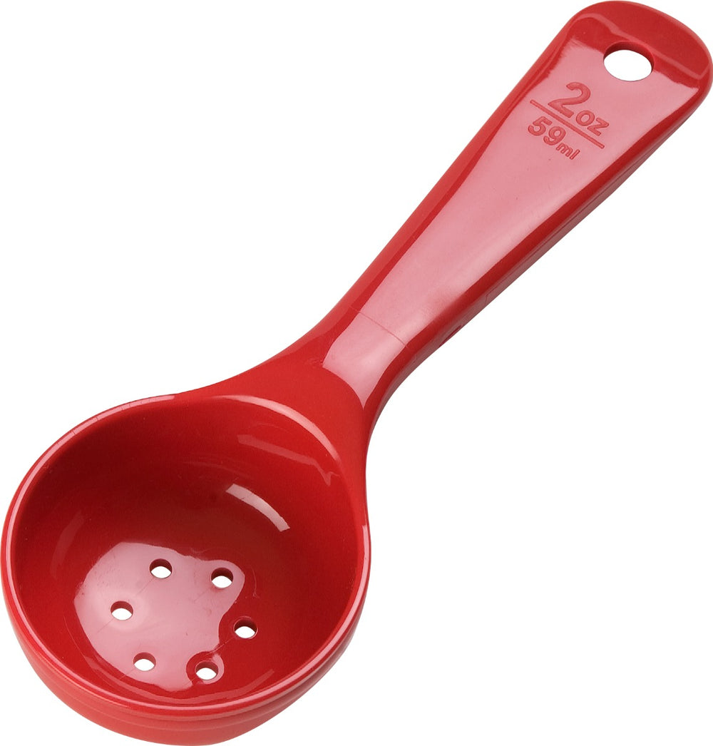 Carlisle 496205 Perforated Portion Server 2 oz. Plastic Red Handle , 12ea/cs