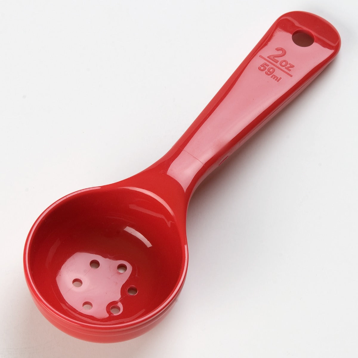 Carlisle 496205 Perforated Portion Server 2 oz. Plastic Red Handle , 12ea/cs