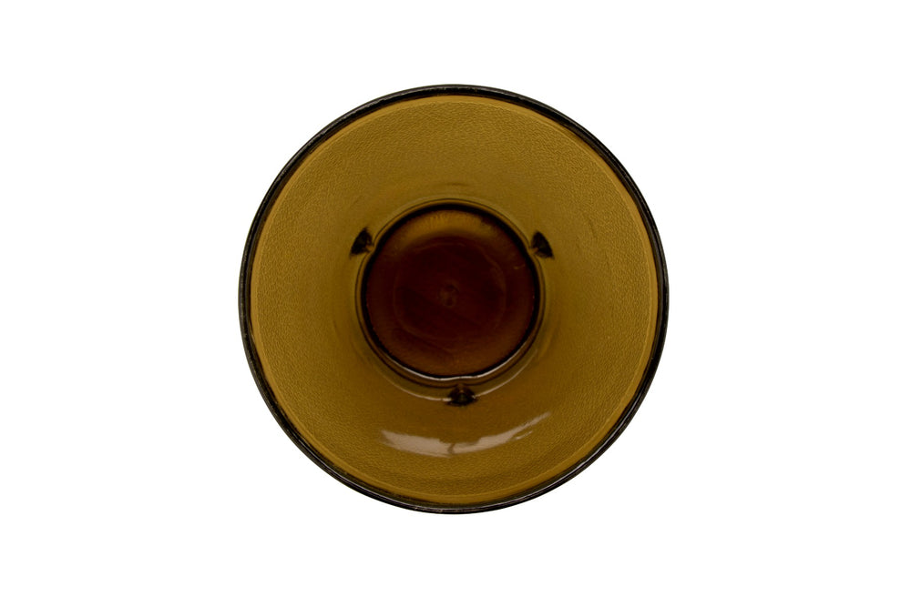 GET 5032-1-A Short SAN Plastic Stackable Pebbled Textured Tumbler 32 oz. - Amber - 24/Case