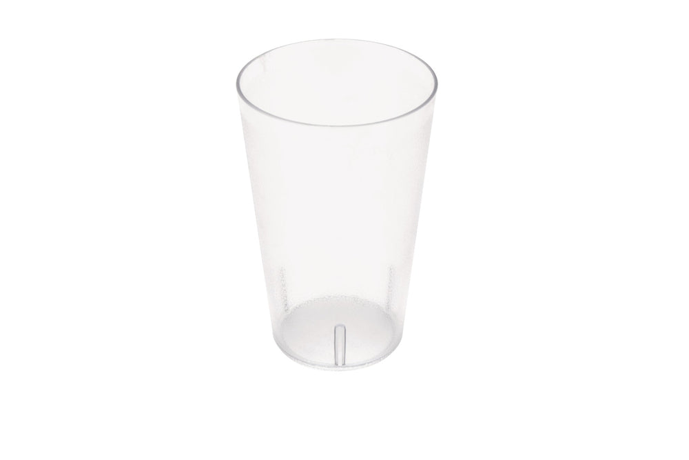 GET 5032-1-CL Short SAN Plastic Stackable Pebbled Textured Tumbler 32 oz. - Clear - 24/Case