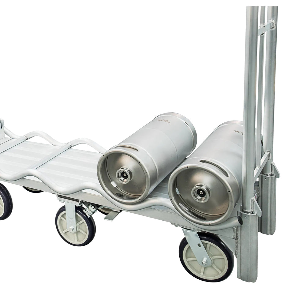New Age 52064 Aluminum Keg Carrier - Holds Up To (15) 1/6 Barrel Kegs - For use with BDT Bulk Delivery Trucks