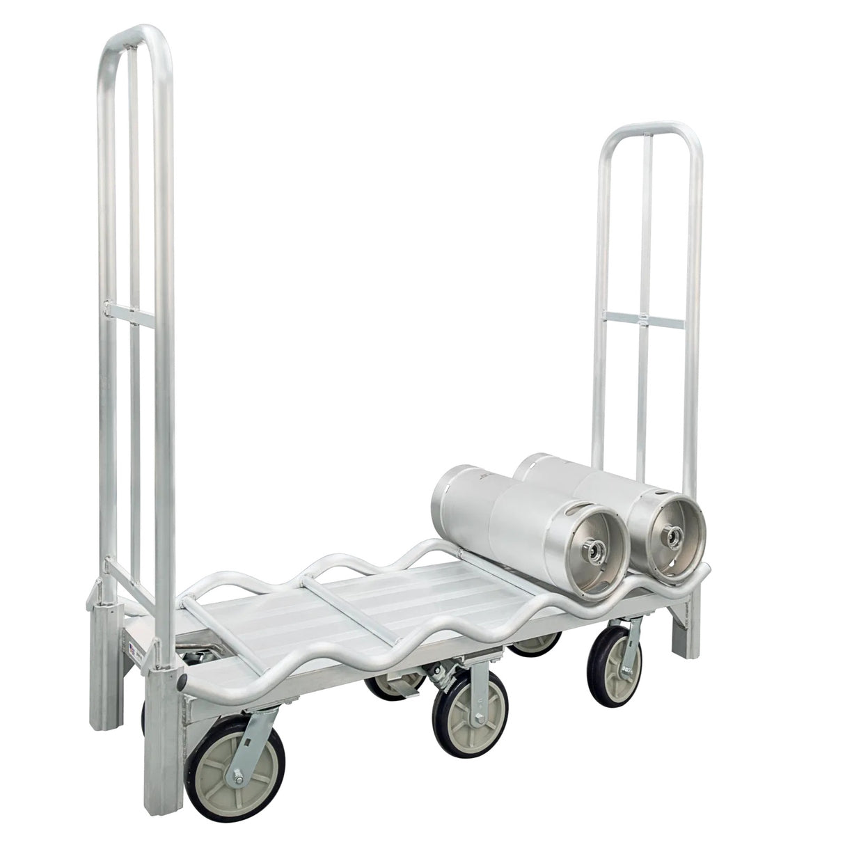 New Age 52064 Aluminum Keg Carrier - Holds Up To (15) 1/6 Barrel Kegs - For use with BDT Bulk Delivery Trucks