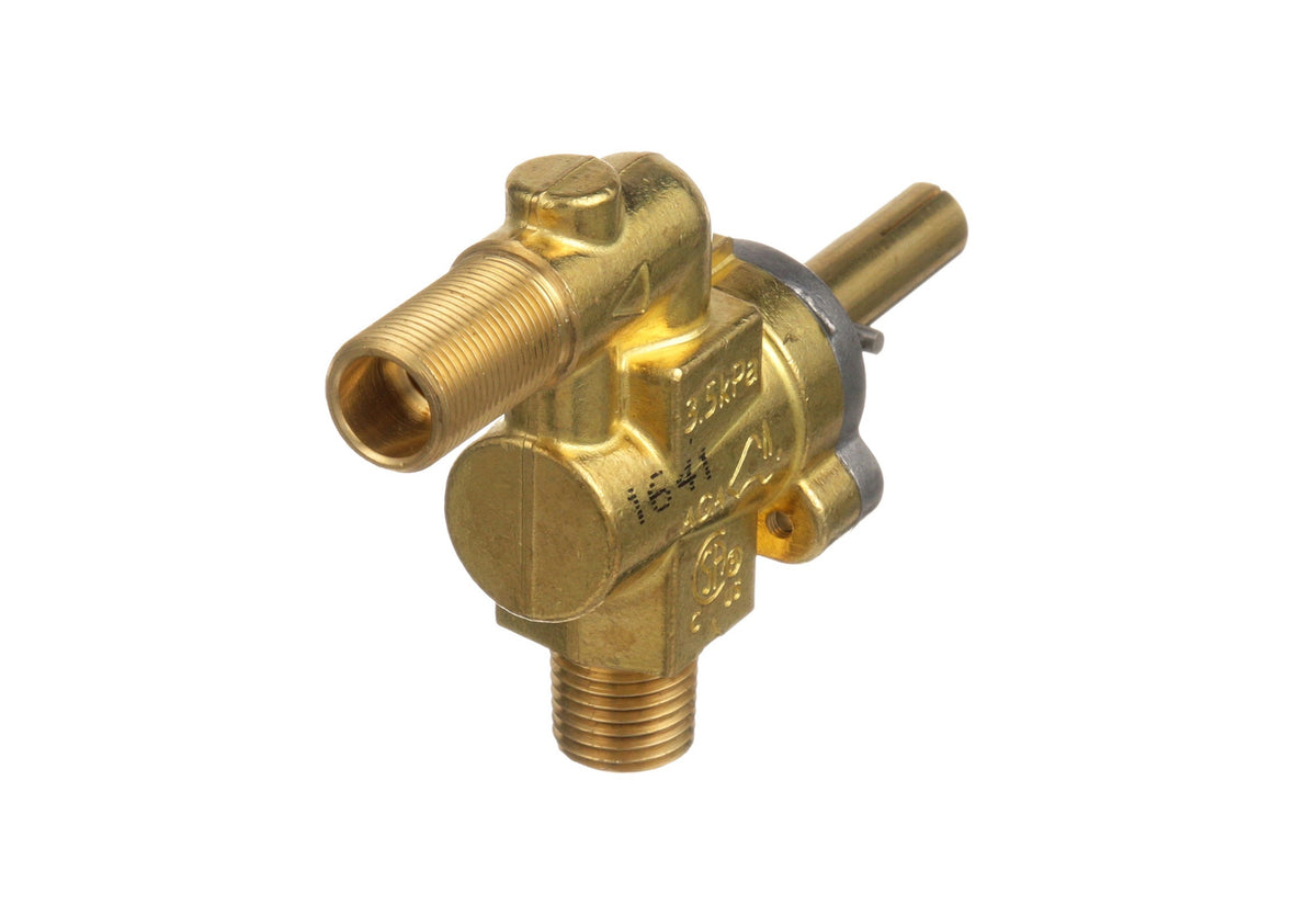 AllPoints 521112 Gas Burner Valve with 1/4" MPT x 1/2"-27 Gas Out, 1-1/2" Stem, 1/4" D-stem