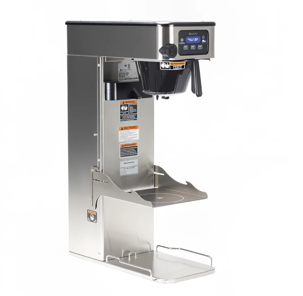 Bunn 52200.0100 ITCB-DV Infusion Series Stainless Steel Single Automatic Tea & Coffee Brewer with Adjustable Tray - 120/208v-240v