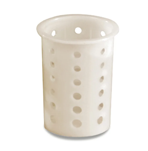 Vollrath 52642 Flatware Cylinder - 5 5/8" White Nylon - 12ea/Case