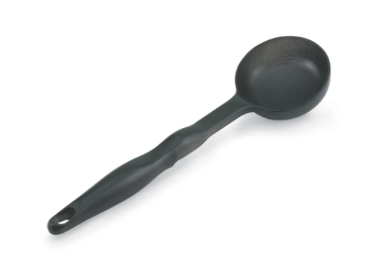 Vollrath 5283520 3 oz Round Solid Spoodle - Black - 12ea/Case