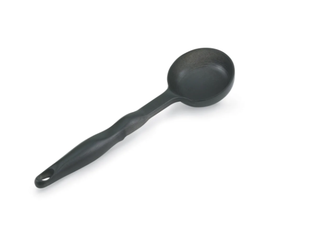 Vollrath 5283720 4 oz Round Solid Spoodle - Black - 12ea/Case