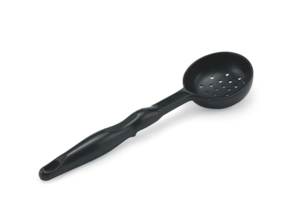 Vollrath 5283820 4 oz Round Perforated Spoodle - Black - 12ea/Case