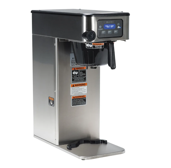 Bunn 53100.0100 ICB-DV Infusion Series Stainless Steel Single Automatic Coffee Brewer - 120-240v