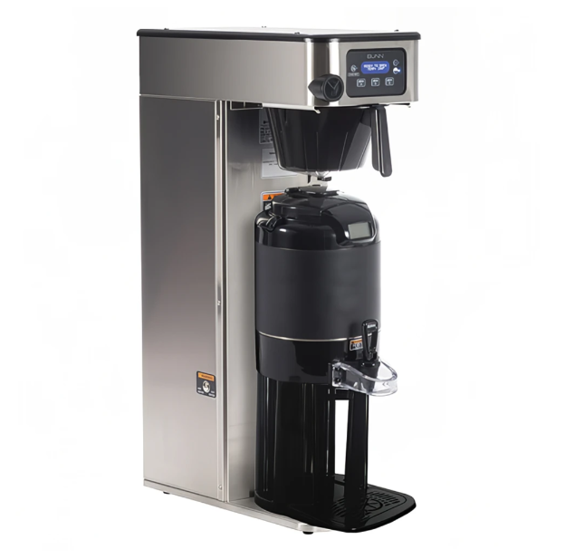 Bunn 53100.0101 ICB-DV Infusion Series Stainless Steel Tall Single Automatic Coffee Brewer - Dual Voltage