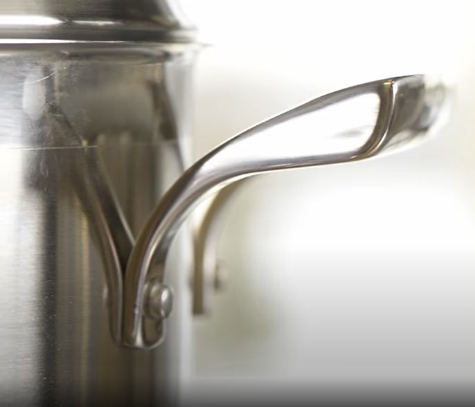 Browne 5724068 Thermalloy Stainless Steel Double Boiler 9 qt. - 3-Piece Set