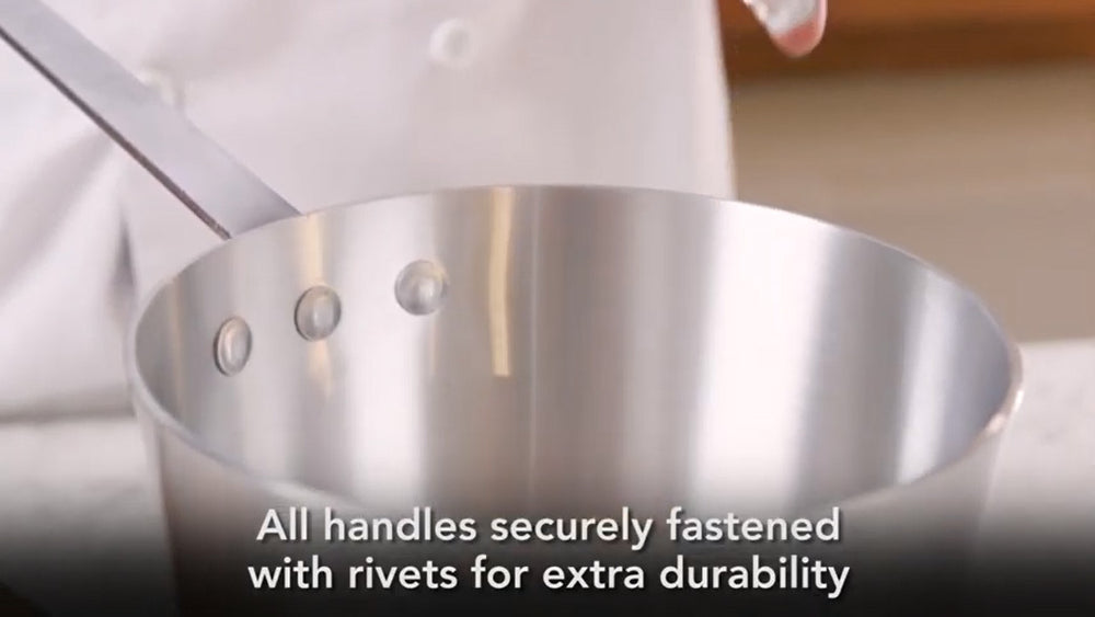 Browne 5813901 Thermalloy Aluminum Tapered Side Sauce Pan 1-1/2  qt.
