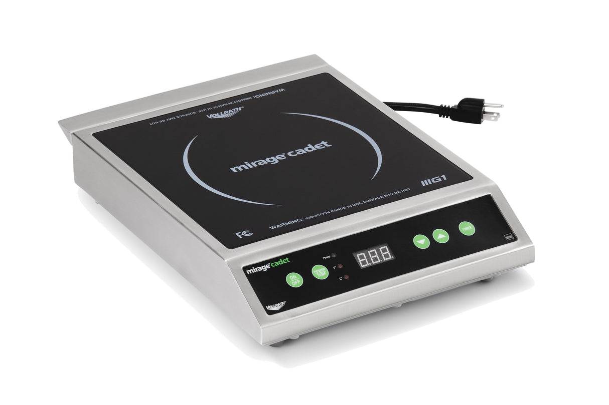 Vollrath 59300 Mirage Cadet Countertop Induction Range with (1) Burner - 120v - 1800W