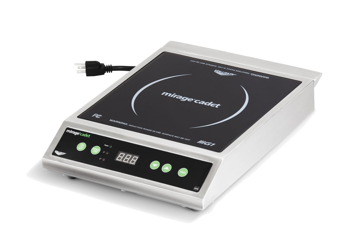 Vollrath 59300 Mirage Cadet Countertop Induction Range with (1) Burner - 120v - 1800W