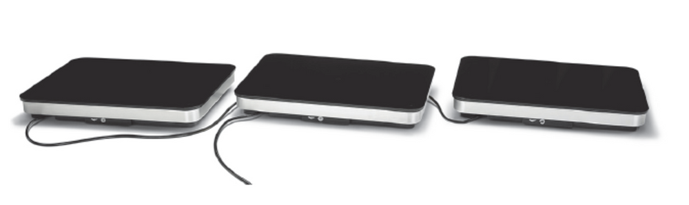 Vollrath 5950875 Mirage Countertop Full-Size Induction Buffet Warmer 16" x 23" - Black Base