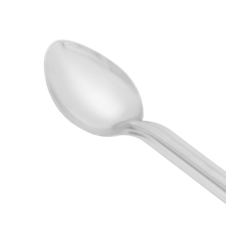 Vollrath 60170 One-Piece Stainless Steel Solid Serving Spoon with Hooked Handle 21"