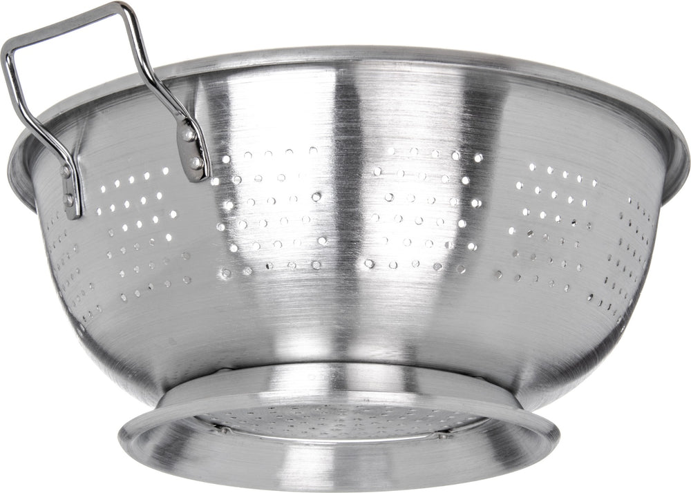 Carlisle 60280 Signature Select Dura-Ware Standard-Weight Aluminum Colander with Loop Handles and Footed Base 16 qt.