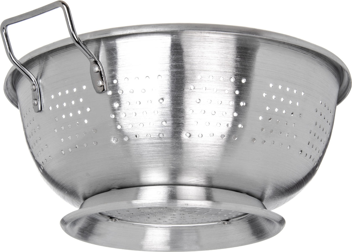 Carlisle 60280 Signature Select Dura-Ware Standard-Weight Aluminum Colander with Loop Handles and Footed Base 16 qt.