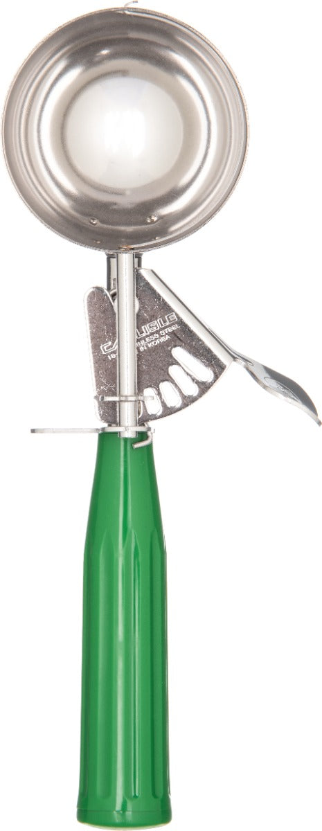 Carlisle 60300-12 Carlisle Disher #12 Green Handle 3-1/4 oz Bowl-Green12ea/cs