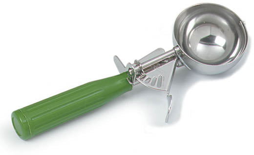 Carlisle 60300-12 Carlisle Disher #12 Green Handle 3-1/4 oz Bowl-Green12ea/cs