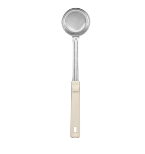 Vollrath 62167 3 oz Solid Spoodle - Ivory Poly Handle, Stainless - 12ea/Case