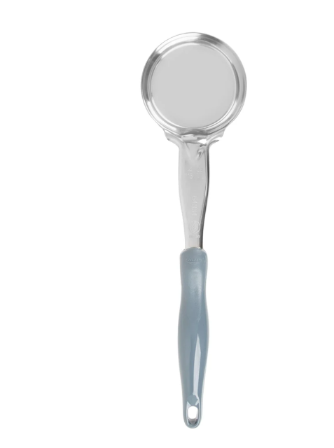 Vollrath 6433445 4 oz Round Solid Spoodle - Gray Nylon Handle, Heavy-Duty, Stainless Steel - 12ea/Case