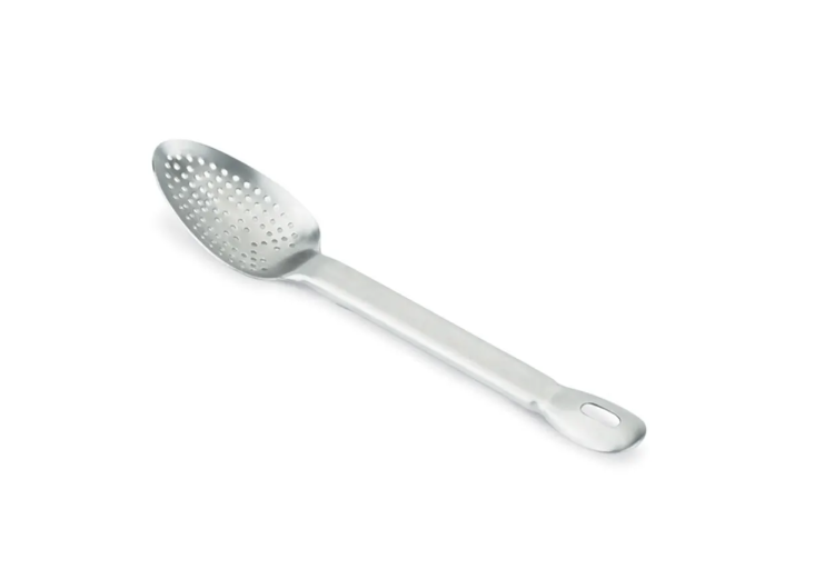 Vollrath 64401 11 3/4" Heavy-Duty Basting Spoon - Perforated, Satin-Finish Stainless Steel - 12ea/Case