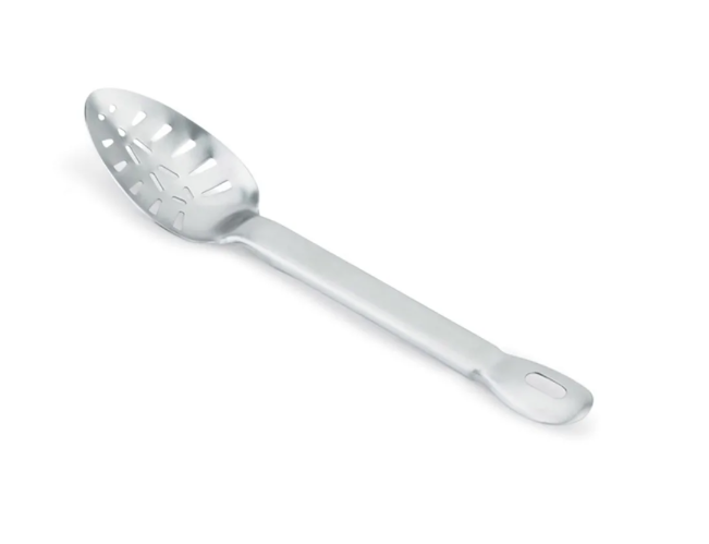 Vollrath 64402 11 3/4" Heavy-Duty Basting Spoon - Slotted, Satin-Finish Stainless Steel - 12ea/Case