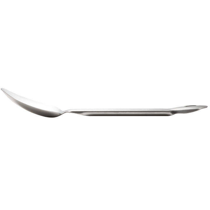 Vollrath 64403 Jacob's Pride One-Piece Heavy Duty Stainless Steel Solid Basting Spoon 13-1/4"