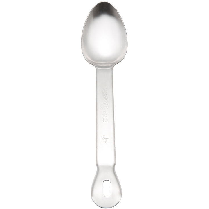 Vollrath 64403 Jacob's Pride One-Piece Heavy Duty Stainless Steel Solid Basting Spoon 13-1/4"
