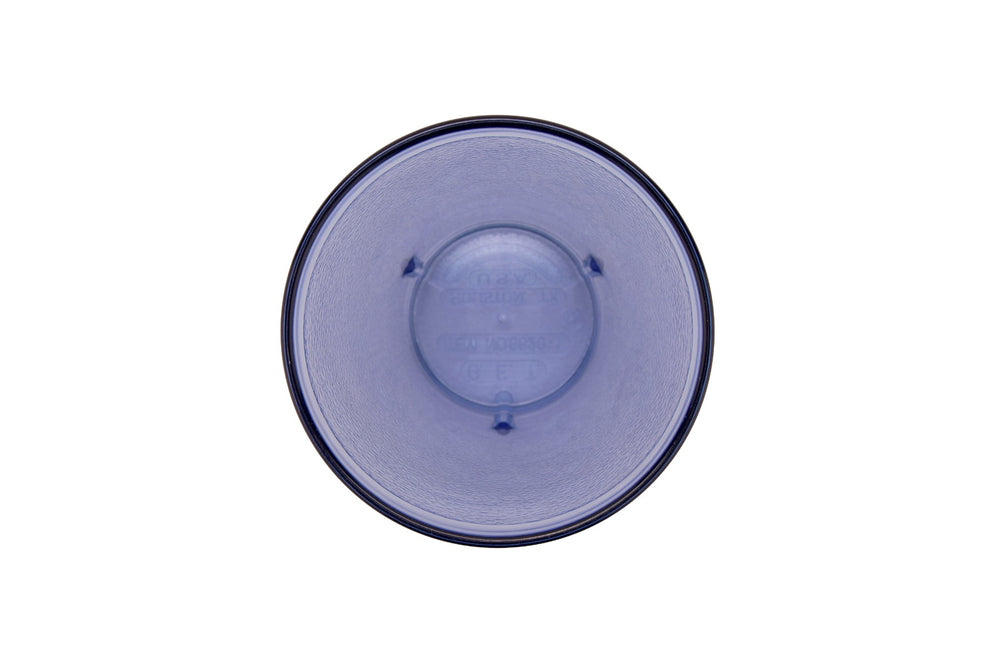 GET 6620-1-BL SAN Plastic Stackable Pebbled Textured Tumbler 20 oz. - Blue - 24/Case