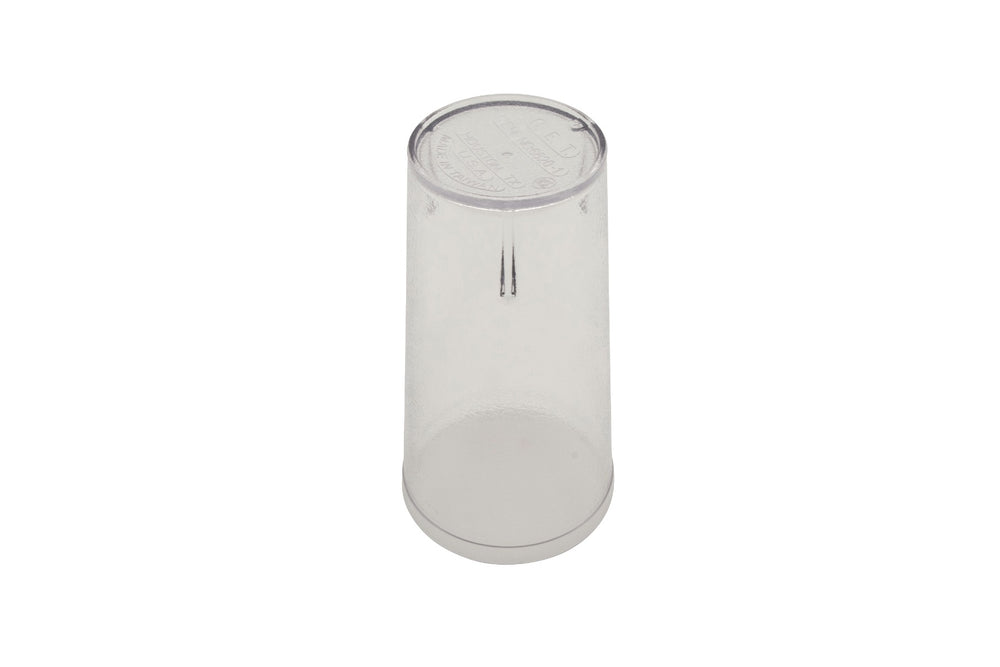 GET 6620-1-CL SAN Plastic Stackable Pebbled Textured Tumbler 20 oz. - Clear - 24/Case