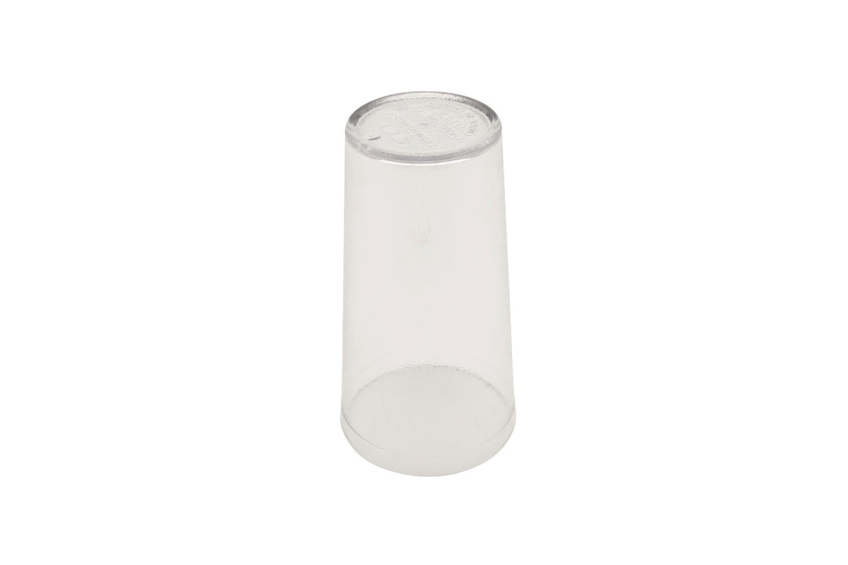GET 6632-1-CL SAN Plastic Stackable Pebbled Textured Tumbler 32 oz. - Clear - 48/Case