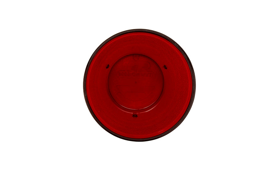 GET 6695-1-R SAN Plastic Stackable Pebbled Textured Tumbler 9-1/2 oz. - Red - 24/Case