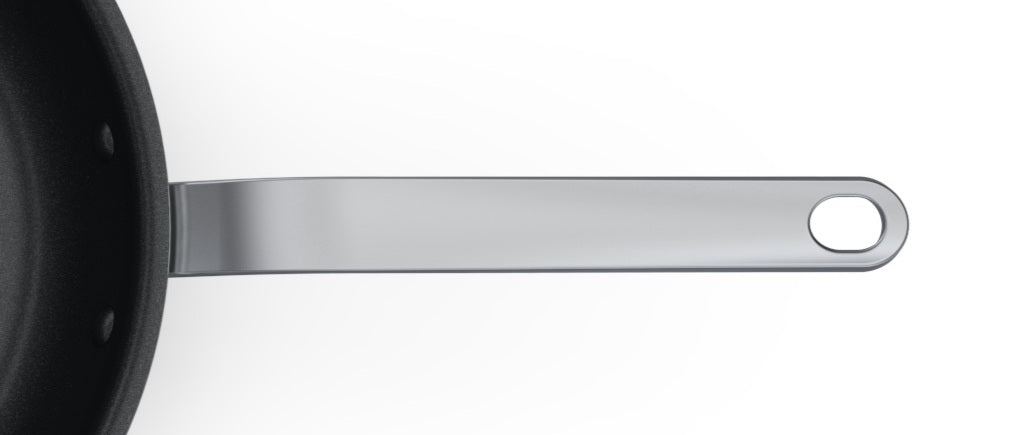 Vollrath 671308 Wear-Ever Aluminum Fry Pan with SteelCoat x3 Nonstick Coating and Plated Handle 8"