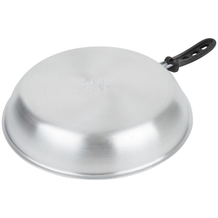 Vollrath 67912 Wear-Ever Fry Pans with Natural Finish and TriVent Silicone Handle 12"