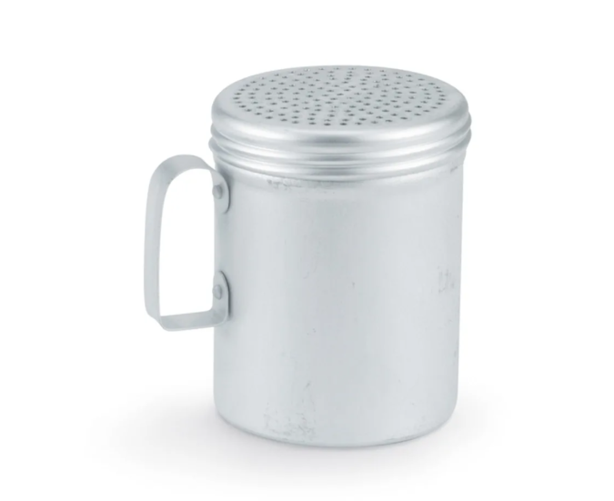 Vollrath 68182 10 oz Dredge w/ Handle & Large Holes, Aluminum - 12ea/Case