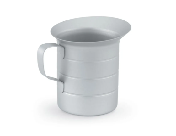 Vollrath 68296 1 qt Measure with Lip - Aluminum - 6ea/Case